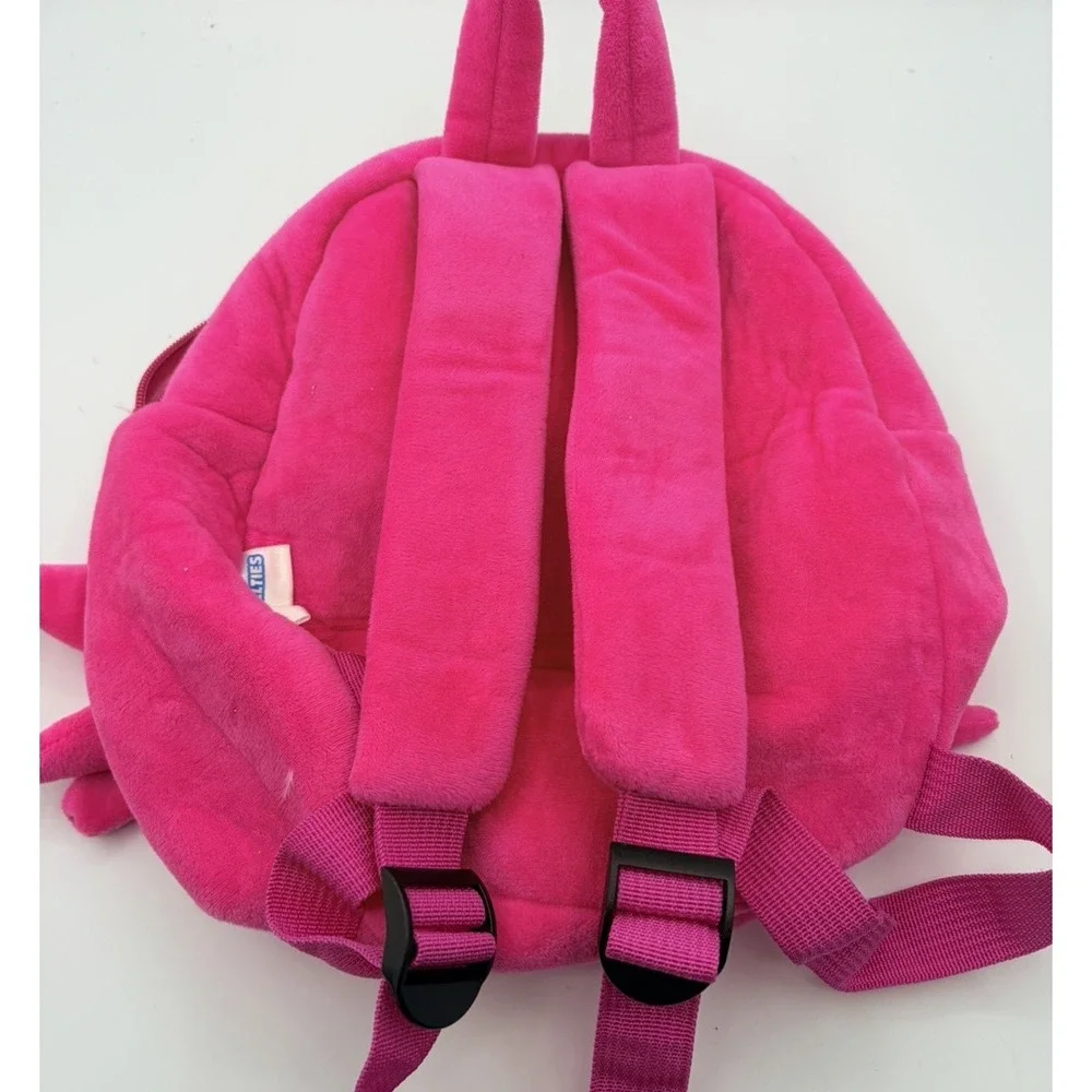 Pink Baby Shark Plush Backpack Kids Toddler Bag Soft Stuffed Toy Pink Plush
